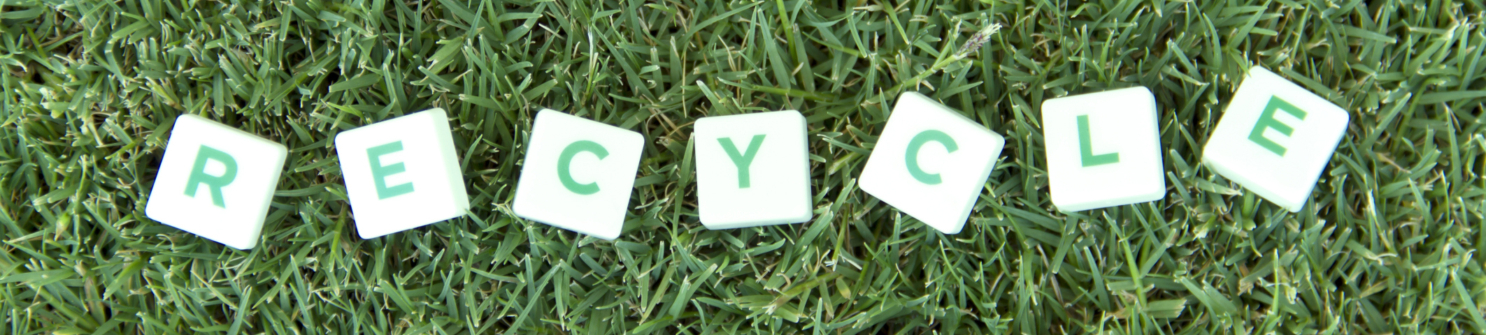 RECYCLE lettersGrass RECYCLE lettersGrass